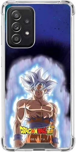 Vista 10 de Skinit Funda transparente compatible con Galaxy A52 5G, diseño oficial de Dragon Ball Super Goku Negro - DBZSPR04