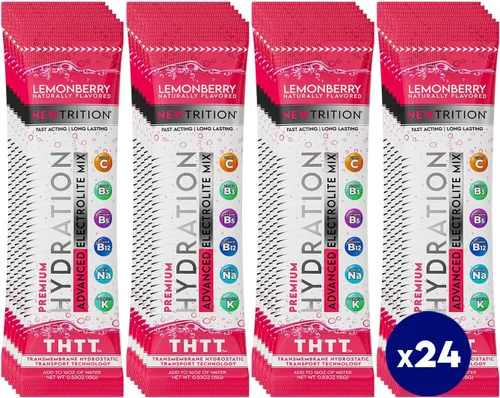 Vista 22 de Polvo de hidratación, paquetes de polvo de electrolitos, paquetes hidratantes con sabor natural para agua, electrolitos hidratantes de acción rápida