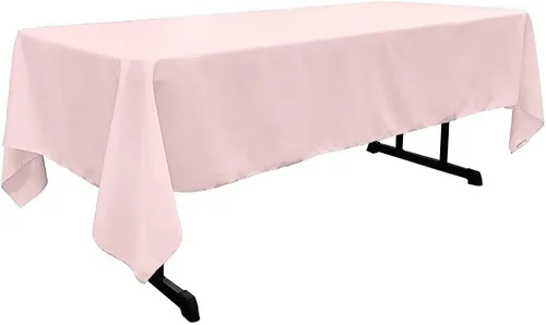 Vista 44 de New Creations Fabric & Foam Inc - Mantel rectangular de popelina de poliéster de 60 pulgadas de ancho por 120 pulgadas de largo. (Avocado)