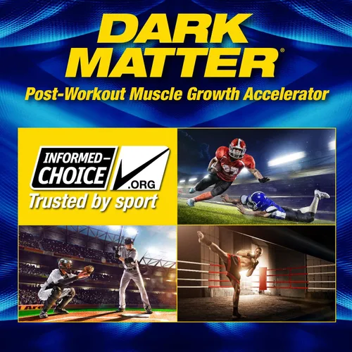 Vista 7 de MHP Dark Matter Después del Entrenamiento, Acelerador de Recuperación, con Creatina de Fase Múltiple, Hidrato de Carbono de Maíz Ceraceo, 6g EAAs