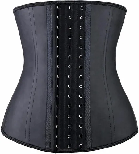 Vista 2 de YIANNA Underbust Corsé deportivo modelador de figura de látex para mujer