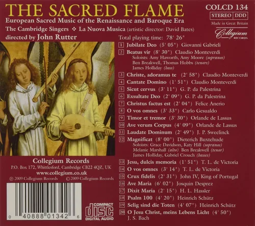Vista 3 de Sacred Flame European Sacred Music of Renaissance