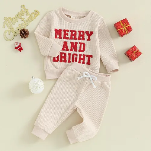 Vista 2 de Sudadera y pantalones largos de calabaza para bebé niño - Traje de Halloween para niños pequeños