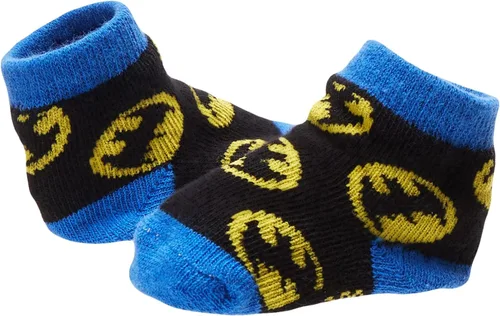 Vista 6 de DC Comics Conjunto de corbatín y calcetines de superhéroe para bebés