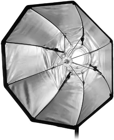 Vista 5 de Fotodiox EZ-Pro Flash Softbox K50 20" (50 cm) Octágono para Nikon, Canon, Vivitar, Sunpack, Nissin Flash y más