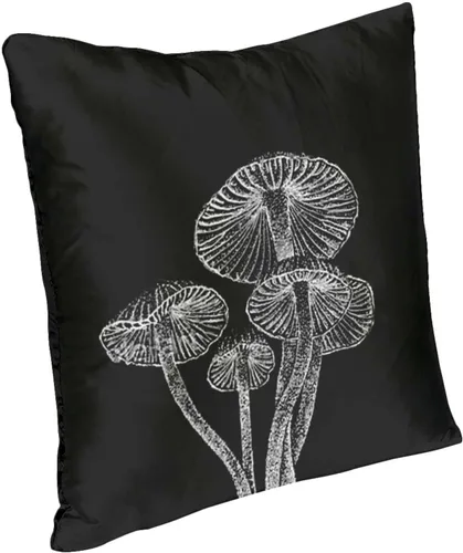 Vista 2 de ASYG Funda de cojín de hongos de 18 x 18 pulgadas, diseño de doble cara
