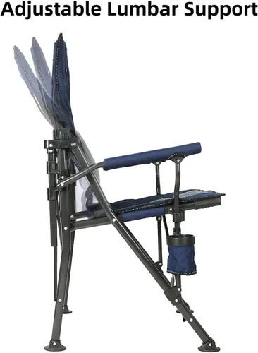 Vista 9 de ROCK CLOUD Silla plegable para acampar, sillas de campamento con soporte