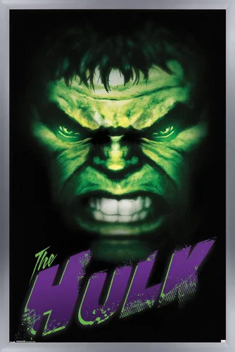 Vista 8 de Trends International 24 x 36 pulgadas Marvel Comics - Póster de pared de Hulk, 24 x 36 pulgadas, versión enmarcada en negro Versión con marco negro