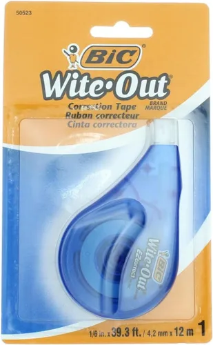 Vista 2 de Bic Corporation Wite-Out - Cinta correctora WOTAPP11-WHI - Paquete de 6