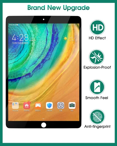 Vista 3 de para iPad Pro 10.5 A1701 A1709 Pantalla LCD Pantalla LCD Matriz Pantalla Táctil Digitalizador Tablet Asamblea sin botón de inicio EMC 3140 3141 Negro
