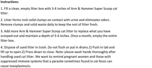 Vista 2 de Arm & Hammer Super Scoop Litter, sin fragancia, 14 libras (el embalaje puede variar)