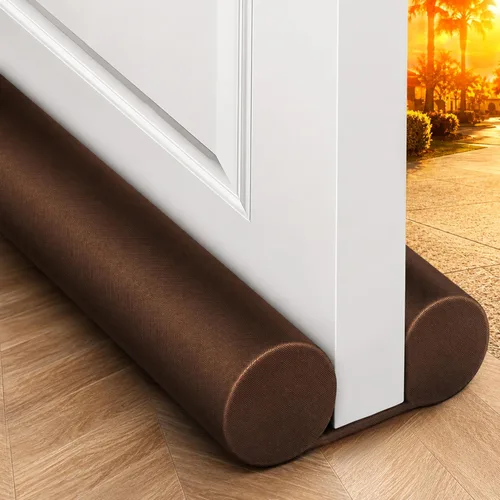 Vista 10 de MAXTID Tope de Aire para Puerta de 32 Pulgadas, Negro - Bloqueador de Viento para Puertas de Dormitorio y Apartamentos Pequeños Puertas