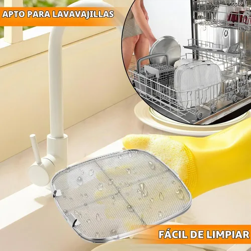 Vista 6 de Escudo de salpicaduras de acero inoxidable para Ninja Foodi AG301