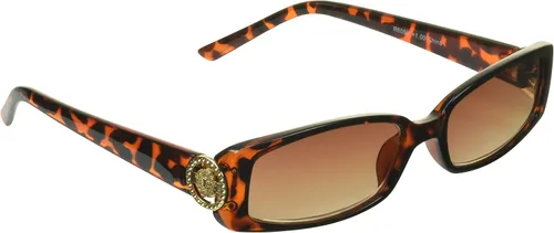 Vista 19 de proSPORT Lentes de sol de lectura con lentes completos, lentes tintados, para mujer, con emblema de medusa, emblema de medusa, color dorado