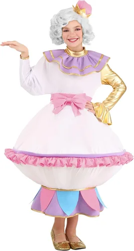 Vista 4 de Disney's Beauty and the Beast Mrs. Potts Costume for Kids