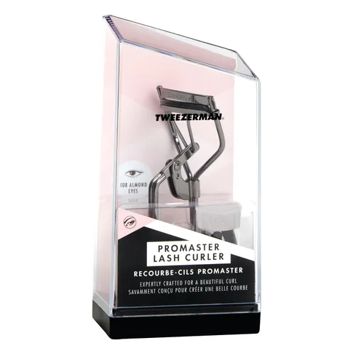Vista 6 de Tweezerman Rizador de pestañas Pro Master para ojos en forma de almendra, color negro