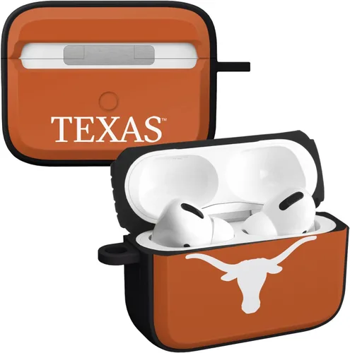 Vista 6 de Affinity Bands Texas Longhorns HDX - Funda compatible con Apple AirPods Gen 1 y 2 (color negro clásico)