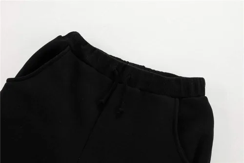 Vista 3 de UNACOO Pantalones casuales suaves y cálidos con forro polar Sherpa para niños y niñas (de 3 a 12 años)