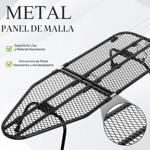 Vista 3 de ZOES HOMEWARE Tabla de Planchar de Panel de Malla Metálica para Encima de la Mesa Tabla de Planchar Plegable Tabla de Planchar Pequeña de Alta