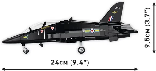 Vista 4 de COBI Armed Forces BAE Hawk T1 - Juego de construcción de avión (362 piezas)