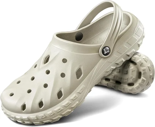 Vista 12 de BULLIANT Zuecos para Hombre, Sandalias de Mules Cómodas para Hombre y Mujer con Plantilla Acolchada y Soporte de Arco - EVA Ligera