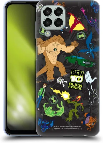 Vista 9 de Head Case Designs Funda de gel suave con licencia oficial de Ben 10: Alien Force Ben's Jacket Graphics compatible con Samsung Galaxy M33 (2022)