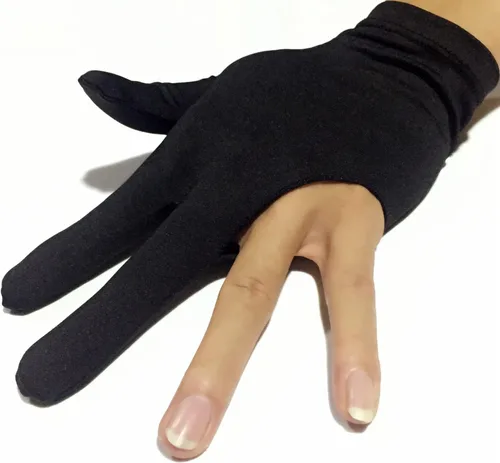 Vista 4 de 31 guantes de billar para billar, 3 dedos abiertos, guantes de billar, guantes de elastano para mano izquierda o derecha, guantes de billar