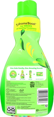 Vista 3 de Gain Líquido suavizante de telas para lavandería, aroma original, 41 onzas líquidas, 48 cargas, compatible con él, paquete de 4