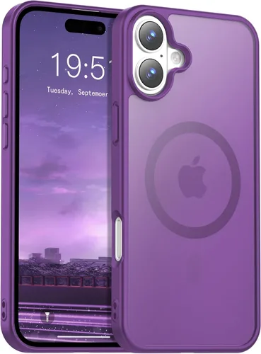 Vista 70 de Funda transparente para iPhone 11 con protector de pantalla, compatible con Magsafe, antiamarilleo, protección de grado militar, a prueba de golpes