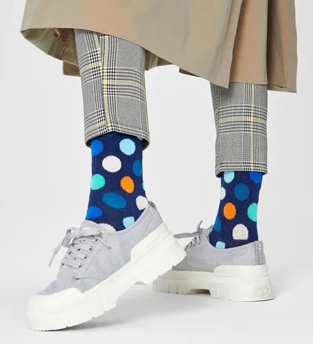 Vista 3 de Happy Socks Paquete de 4 calcetines multicolor para regalo, calcetines de algodón premium con estampado geométrico
