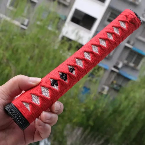Vista 2 de Japanese Samurai Katana Sword Handle Tsuka10.2'' Alloy/Copper/Iron Fittings Real or Fake Samegawa
