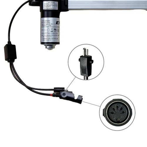 Vista 3 de Actuador lineal Kaidi Modelo KDYJT018-35 Power Reclinable Elevador Sillas Motor