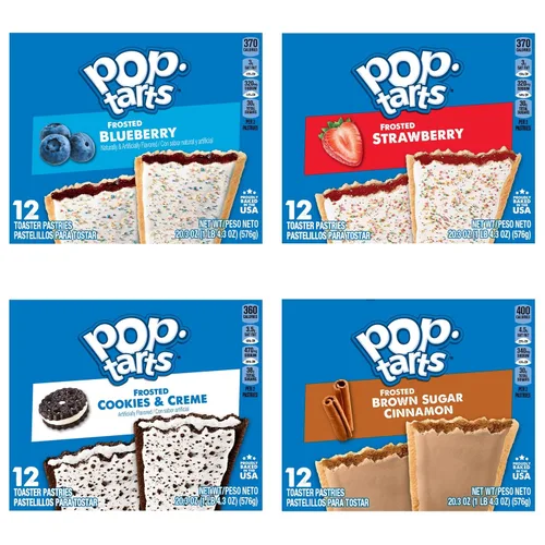 Vista 11 de Pop-Tarts - Tostadas, alimentos para el desayuno, bocadillos para niños, paquete variado (60 Pop-Tarts)
