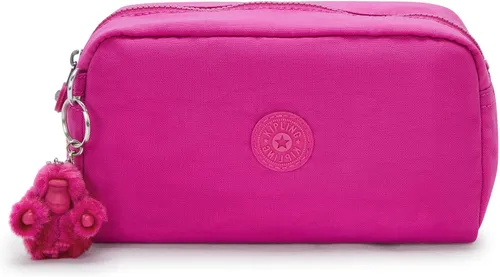 Vista 9 de Kipling Gleam - Bolsa de cosméticos de peltre metálico para mujer, Negro (Black Noir)
