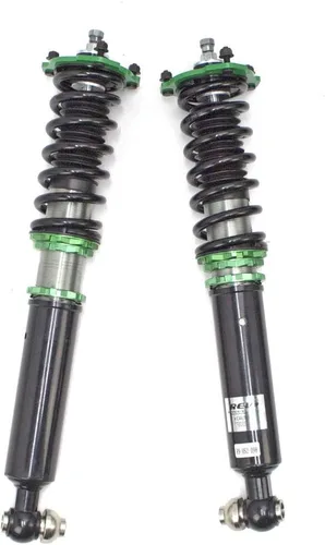 Vista 4 de Rev9 R9-HS2-098 Kit de bajada de suspensiones en espiral Hyper-Street II, amortiguador monotubo con ajuste de rebote de 32 clics, longitud ajustable