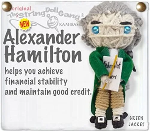 Vista 2 de Kamibashi Alexander Hamilton Leader The Original String Doll Gang Llavero Clip, Varios