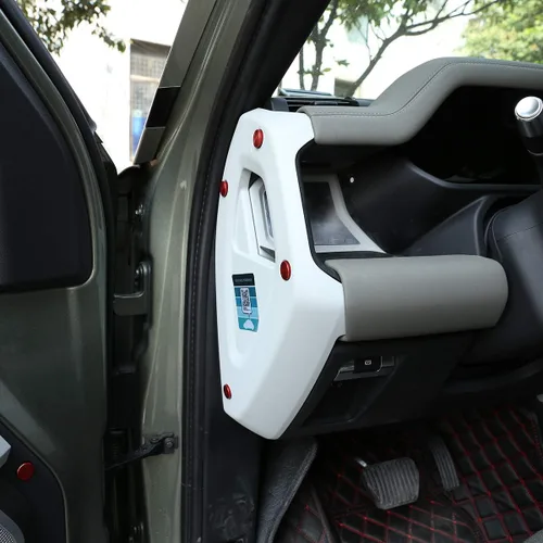 Vista 5 de YIWANG Cubierta protectora de tornillo de aleación de aluminio para salpicadero de automóvil en ambos lados, accesorios interiores para Land Rover