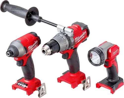 Vista 2 de Milwaukee 2896-26 M18 Fuel Kit combinado inalámbrico sin escobillas de iones de litio de 18 voltios (6 herramientas) con (2) baterías de 5.0 Ah, (1)