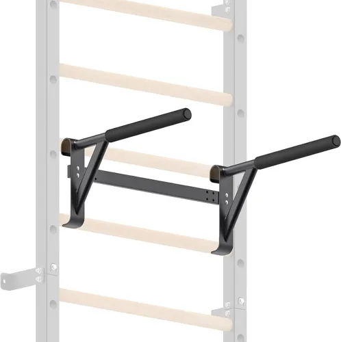 Vista 11 de Kipika Barra de Gimnasia de Pared - Escalera Sueca de 2"x2" con Agujero de 1", Barra de Dominadas Montada en Pared Entrenador de Suspensión