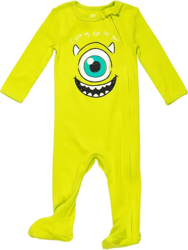 Vista 3 de Disney Winnie the Pooh Lion King Monsters Inc. Pixar Toy Story Baby Paquete de 2 overoles Sleep N' Play para recién nacidos hasta niños pequeños
