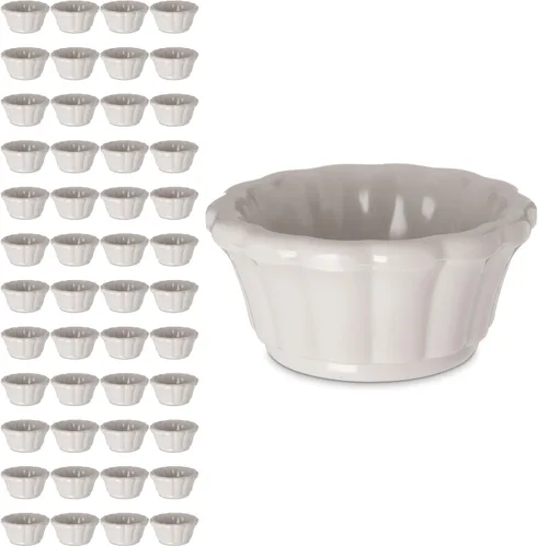 Vista 5 de Carlisle FoodService Products 4394303 Ramequín festoneado de melamina, 2 onzas, negro