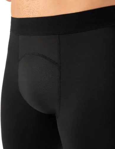 Vista 21 de Pantalones de compresión para hombre, mallas de compresión de una pierna para baloncesto, capri 3/4, leggings atléticos, capa base de secado fresco