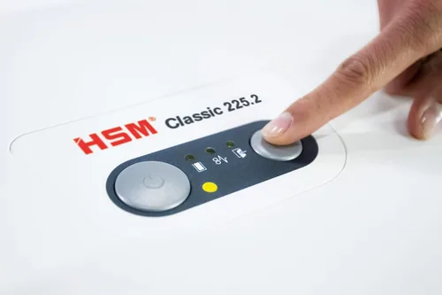 Vista 4 de HSM Trituradora clásica 225.2L6, 10-12 hojas, corte cruzado, capacidad de 31.7 galones HSM14584