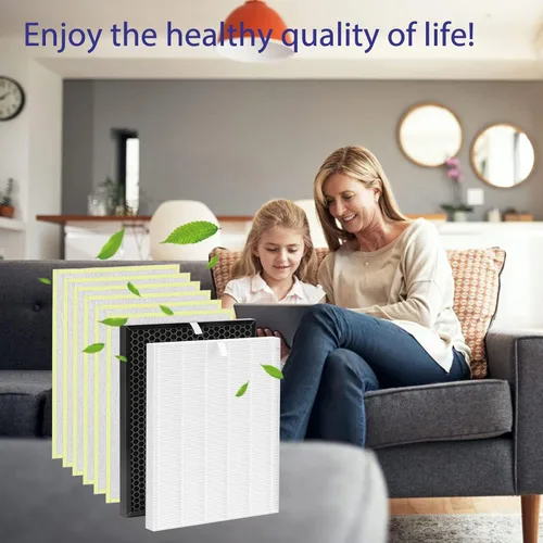 Vista 4 de Ontheone Kit de repuesto de filtro HR900 compatible con purificador Winix HR900, reemplaza el número de pieza 1712-0093-00 filtro T y 1712-0094-00
