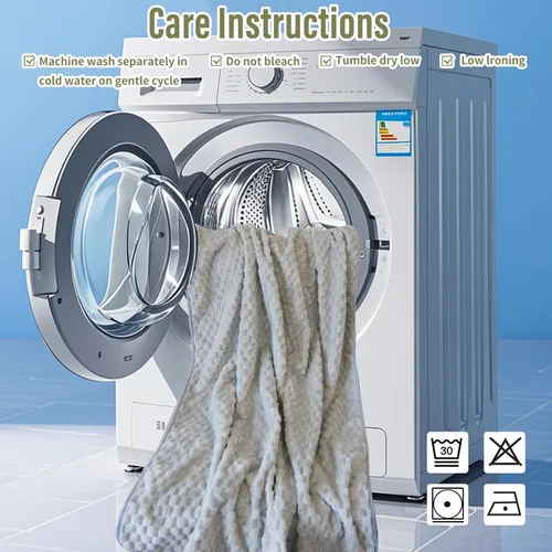 Vista 5 de Ahinahwap Manta resistente al agua para cama, sofá, manta para gatos y perros, impermeable, lavable, protector de muebles pequeño y acogedor