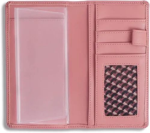 Vista 35 de Sanlykate Funda de libro de cheques de cuero para hombres y mujeres, estuche de libro de cheques con bloqueo RFID con tarjetero y divisor gratuito