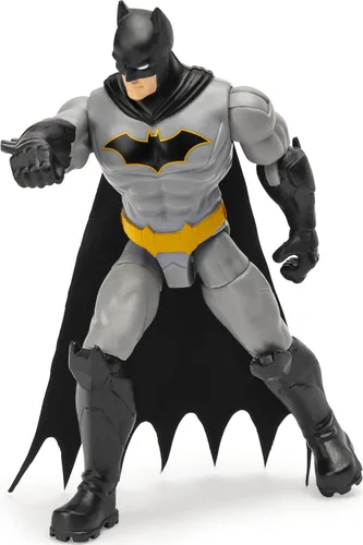 Vista 4 de Batman - Figura de acción de renacimiento de 3.9 in con 3 accesorios misteriosos, Misión 1