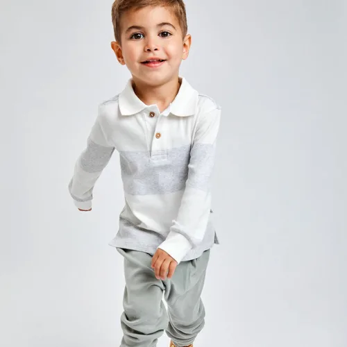 Vista 2 de HonestBaby Playwear Outfit Sets Tops and Bottoms 100% Organic Cotton for Baby and Toddler Boys, Unisex