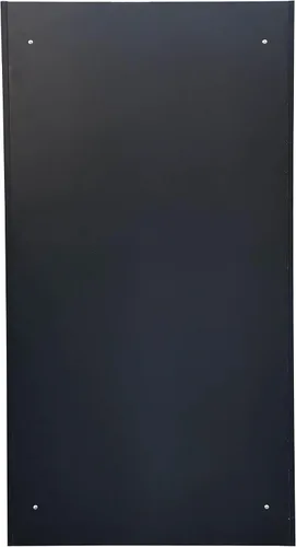 Vista 7 de FixtureDisplays® Black Restaurant - Recipiente de basura de comida rápida con puerta con bisagras, bandeja empotrada superior, capacidad