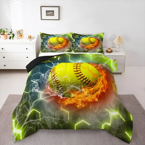 Vista 22 de Erosebridal Juego de edredón de bandera estadounidense tamaño individual para niños y adolescentes, juego de ropa de cama de camuflaje, edredón